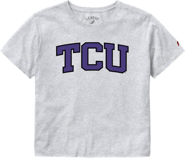 Texas Christian University Short Sleeve Cropped T-Shirt
