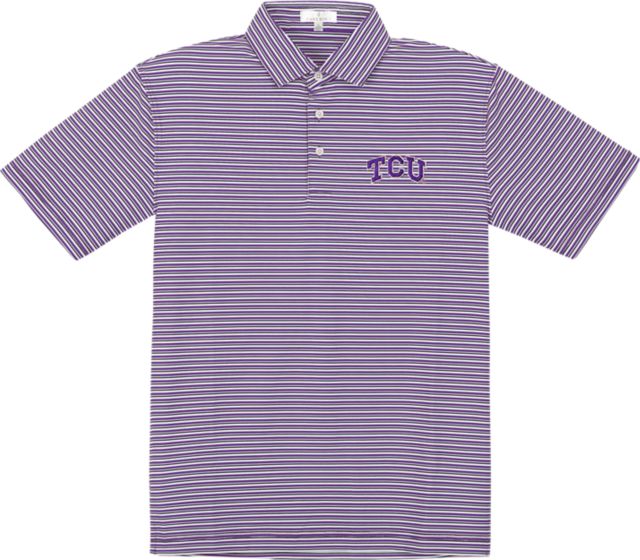 Texas Christian University Performance Stripe Polo