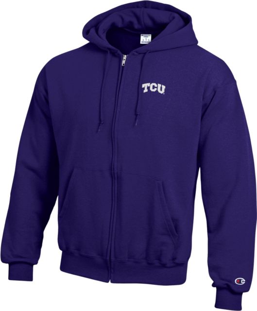 Texas Christian University Full-Zip Hooded Sweatshirt