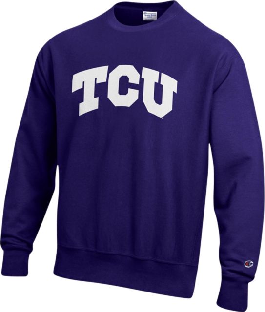 Texas Christian University Reverse Weave Crewneck Sweatshirt
