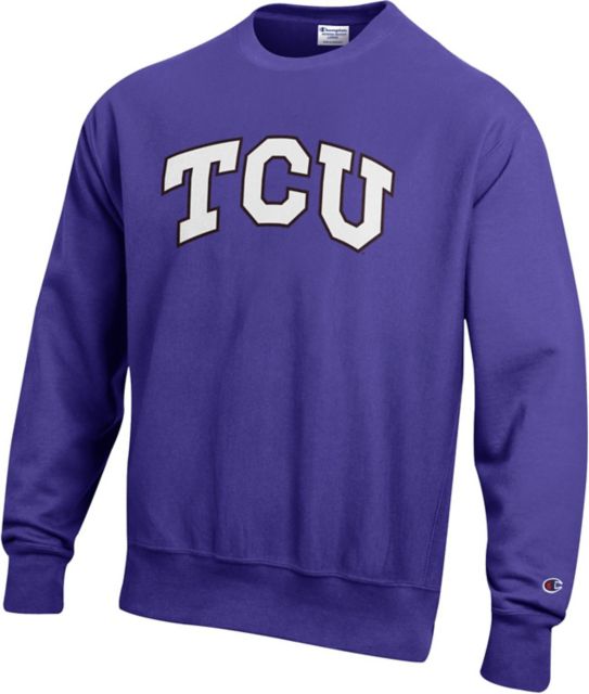 Texas Christian University Reverse Weave Crewneck Sweatshirt