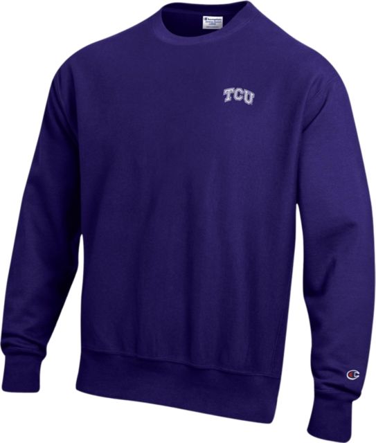 Texas Christian University Reverse Weave Crew - ONLINE ONLY