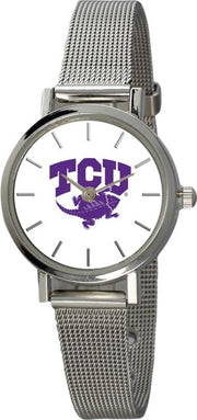 Texas Christian University 28 mm Stainless Steel Ladies Watch