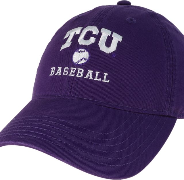 Texas Christian University Baseball Adjustable Relaxed Twill Hat