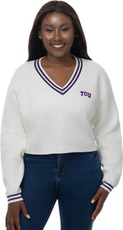 Texas Christian University Women's Victory V-Neck Sweater