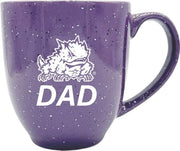 Texas Christian University Dad 16 oz. Laser Engraved Bistro Mug