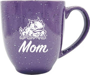 Texas Christian University Mom 16 oz. Laser Engraved Bistro Mug