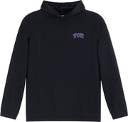 Texas Christian University Waffle Hooded Long Sleeve T-Shirt
