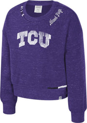Texas Christian University Horned Frogs Girls Crewneck Sweatshirt