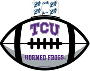 Texas Christian University Fullsize Football Sticker