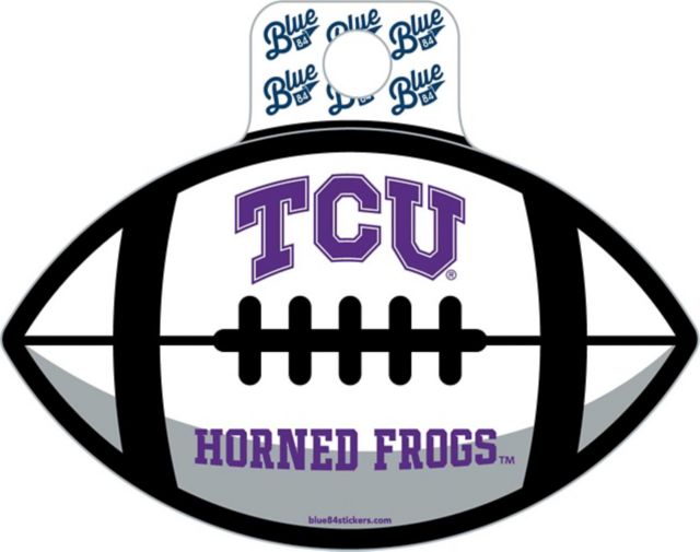Texas Christian University Fullsize Football Sticker