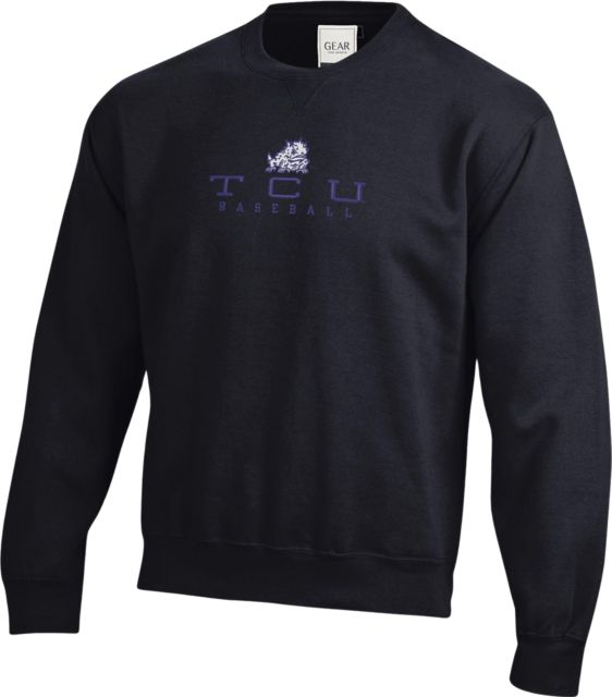 Texas Christian University Horned Frogs Baseball Crewneck Sweatshirt
