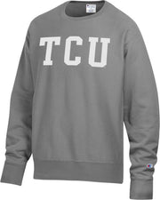 Texas Christian University Horned Frogs Reverse Weave Crewneck Sweatshirt