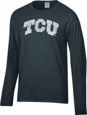 Texas Christian University Garment Dyed Long Sleeve Tee - ONLINE ONLY
