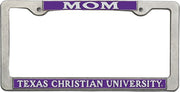 Texas Christian University Mom Licence Plate Frame