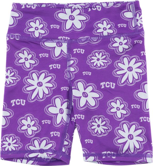 Texas Christian University Youth Girl's Biker Shorts
