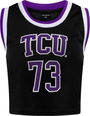 Texas Christian University Women's Cropped Basketball Jersey