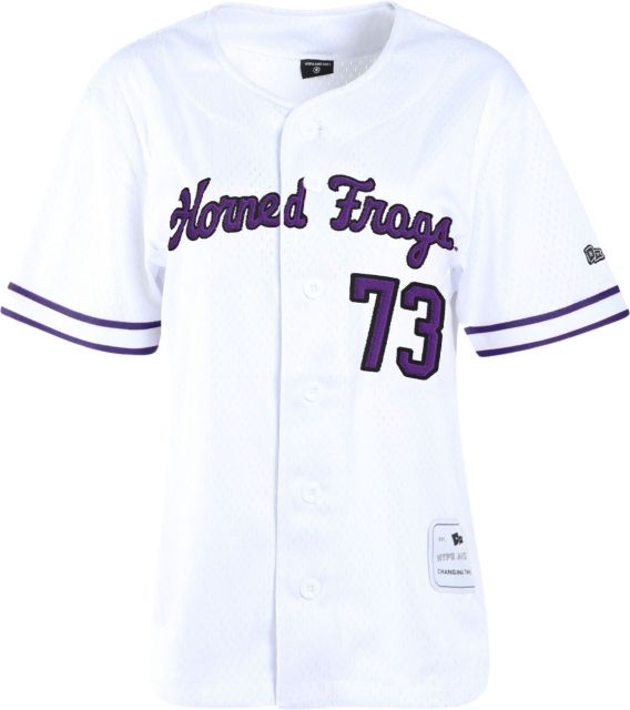 Texas Christian University Horned Frogs Women's Baseball Jersey