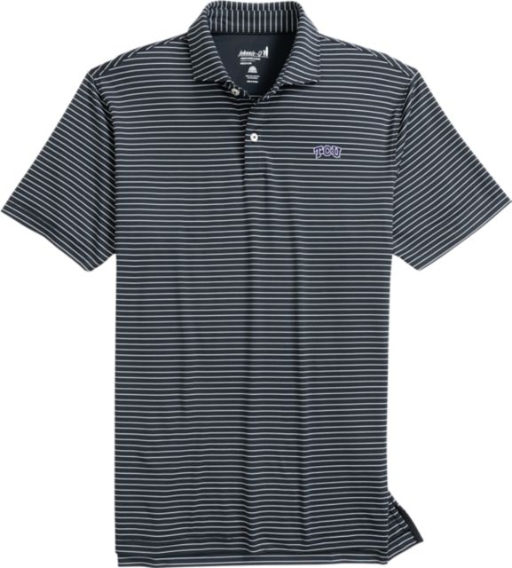 Texas Christian University Texas Christian University Beau Striped Polo