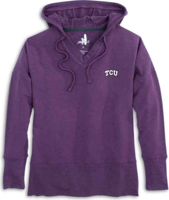 Texas Christian University V-Neck Hood