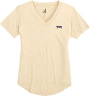 Texas Christian University Women's Meredith V-Neck Short Sleeve T-Shirt