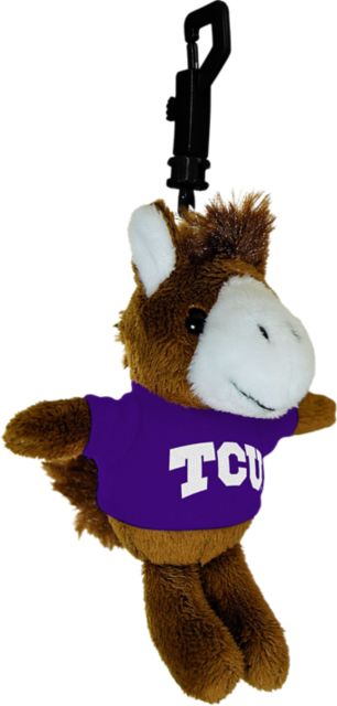 Texas Christian University Plush Keychain