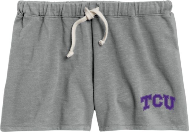 Texas Christian University Women's Weathered Terry Shorts