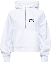 Women's Scuba Oversized 1/2 Zip Hooded Sweatshirt