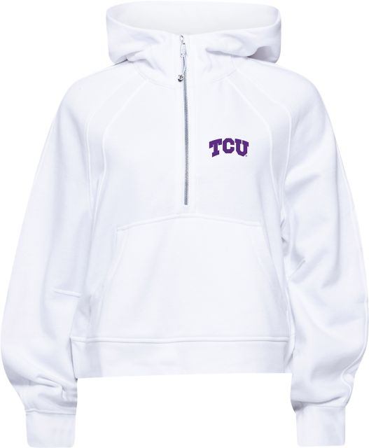 Women's Scuba Oversized 1/2 Zip Hooded Sweatshirt