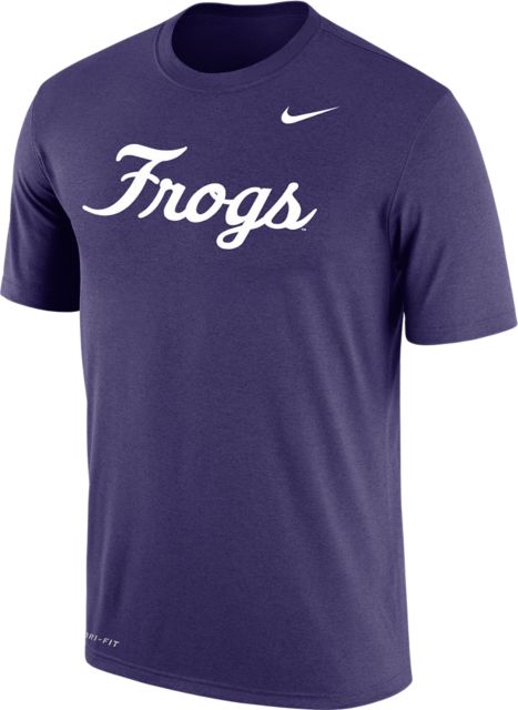 Texas Christian University Dri-Fit Cotton Short Sleeve Tee