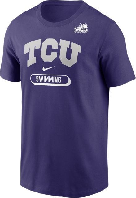 Texas Christian University Horned Frogs Swimming Short Sleeve T-Shirt 3XL