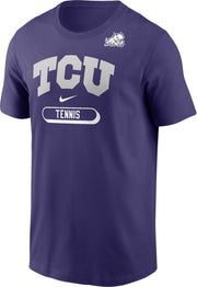 Texas Christian University Horned Frogs Tennis Short Sleeve T-Shirt