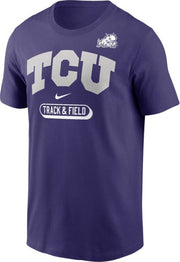 Texas Christian University Horned Frogs Track And Field Short Sleeve T-Shirt