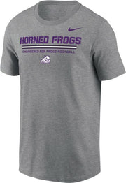 Texas Christian University Horned Frogs Dri-Fit Legend Football Short Sleeve T-Shirt