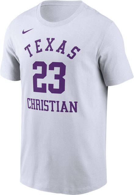 Texas Christian University Horned Frogs Basketball Throwback Legend Short Sleeve T-Shirt