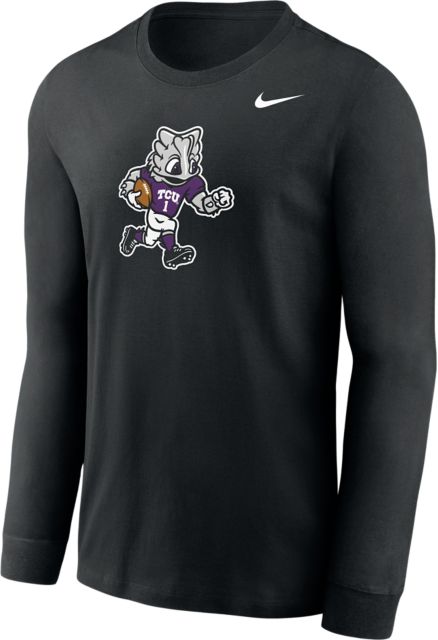 Texas Christian University Horned Frogs Football SuperFrog Long Sleeve T-Shirt