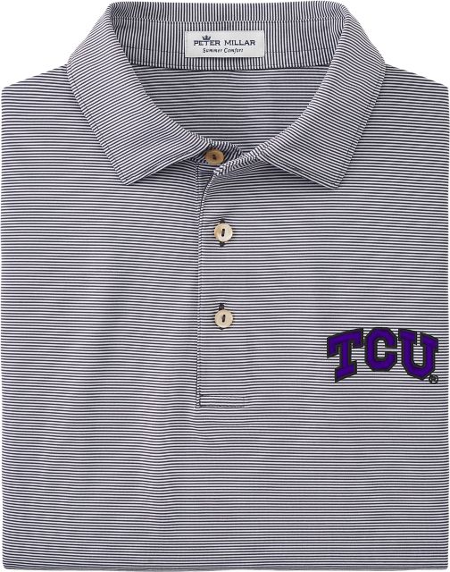 Texas Christian University Stripe Polo