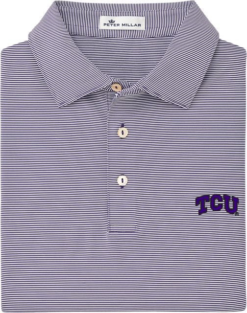 Texas Christian University Stripe Polo