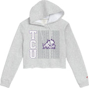 Texas Christian University Women's 1636 Cropped Hooded Sweatshirt - ONLINE ONLY