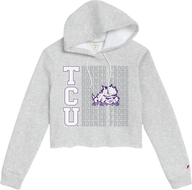 Texas Christian University Women's 1636 Cropped Hooded Sweatshirt - ONLINE ONLY
