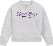 Texas Christian University Horned Frogs Women's Boxy Crewneck Sweatshirt