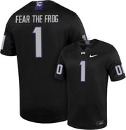 Texas Christian University Football Fear The Frog #1 Replica Jersey