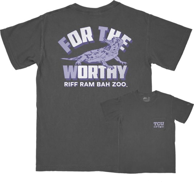 Texas Christian University Horned Frogs For the Worthy Short Sleeve T-Shirt