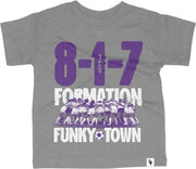 Texas Christian University Soccer 8-1-7 Formation Toddler T-Shirt