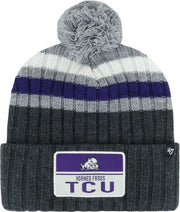 BEANIE/CUFF KNIT M/PURPL/1SIZE