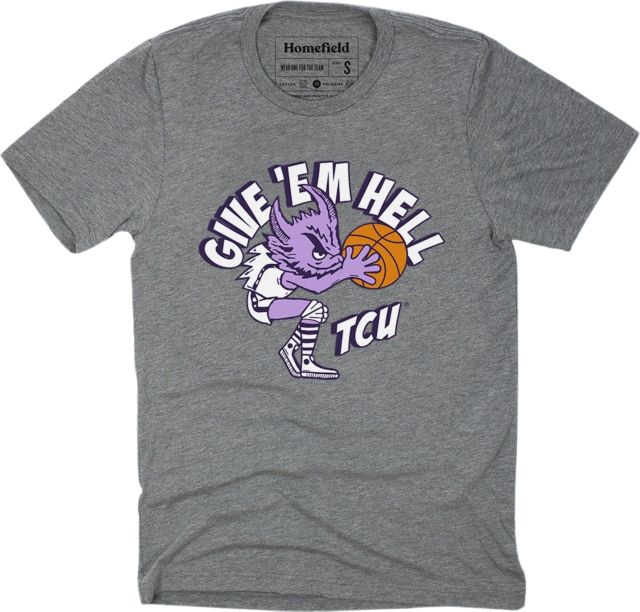 Texas Christian University Horned Frogs Basketball T-Shirt