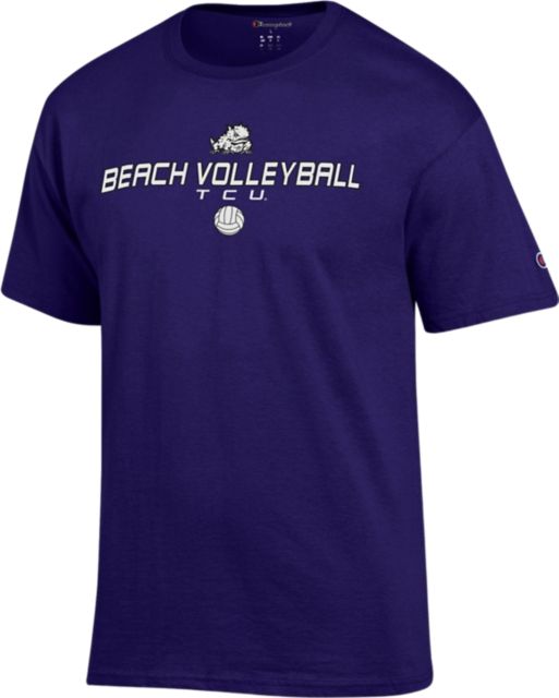 Texas Christian University Horned Frogs Beach Volleyball Short Sleeve T-Shirt