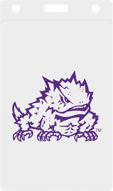 Texas Christian University Thumb Notch Card Guard