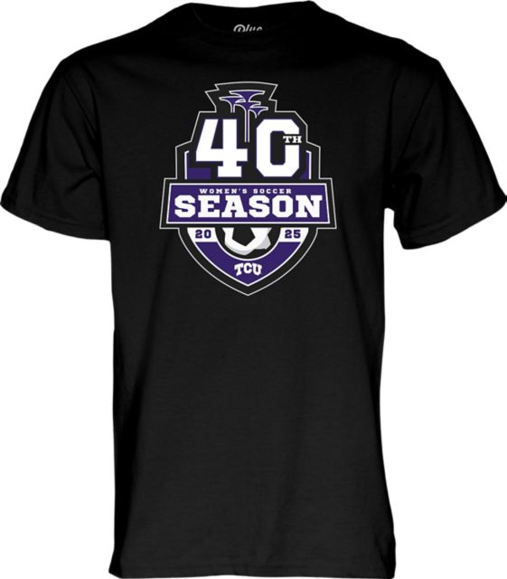 Texas Christian University Women's Soccer 40th Season Short Sleeve T-Shirt