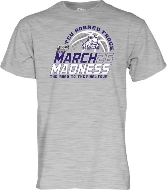 Texas Christian University Men's Basketball 2026 March Madness Bound Short Sleeve T-Shirt